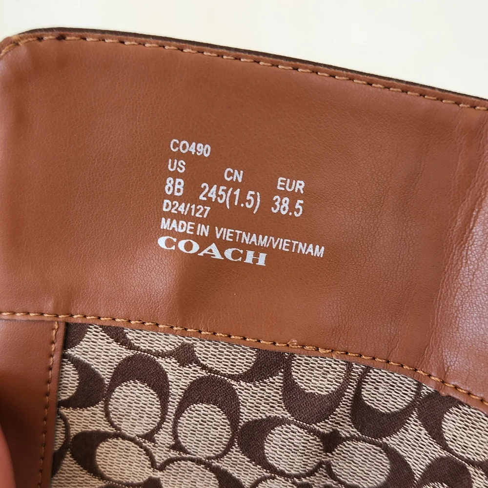 Coach Faith Knee-High Women's Lug Sole Riding Boots
